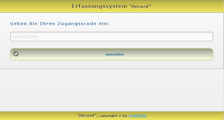 online Erfassung von Aufmaßdaten